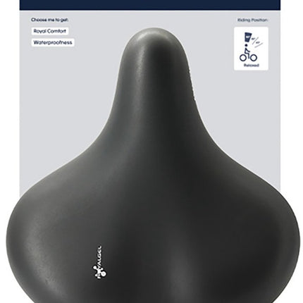 Fietszadel Selle Royal Gipsy Spring Relaxed  - Zwart