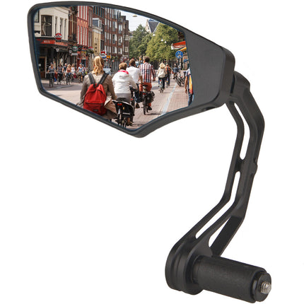 Mirror Mirage left First Class dimming glass - bar-end mounting - black