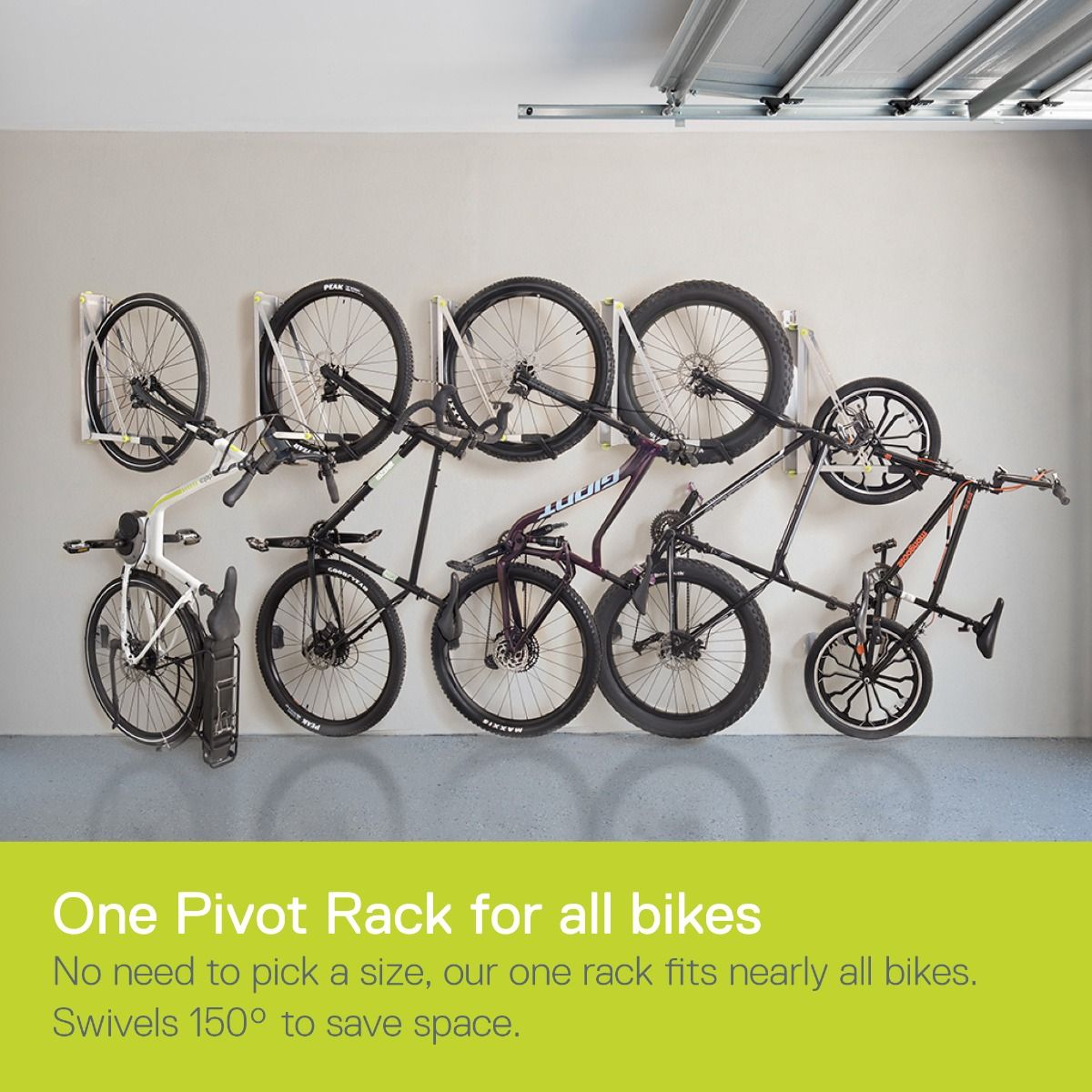 Verstelbaar fietsenrek Delta Cycle 20-29" - zilver