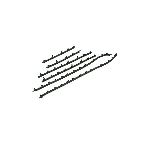 rubber Piaggio origineel set treeplank gt 125cc, gts 125cc, gts 250cc, gtv 1b0106310000c