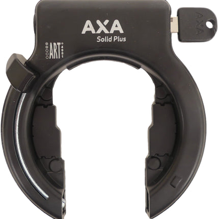 Ringslot Axa Solid Plus zwart (op kaart) - afbeelding 2
