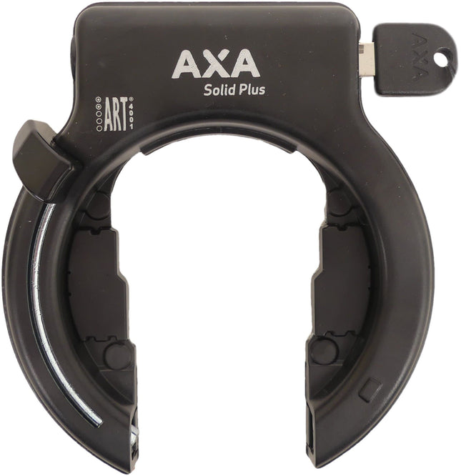 Ringslot Axa Solid Plus zwart (op kaart) - afbeelding 2