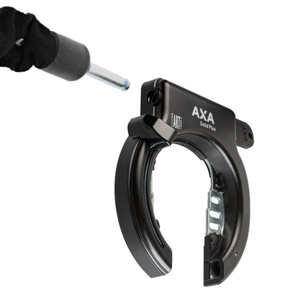 Ringslot Axa Solid Plus zwart (op kaart) - afbeelding 3