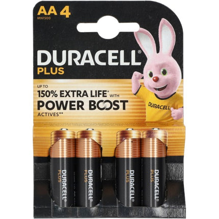 pile duracell AA 1,5v plus power boost 4pcs