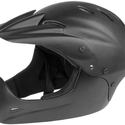 M-wave Downhill Fietshelm Unisex matzwart maat M (54-58 cm)