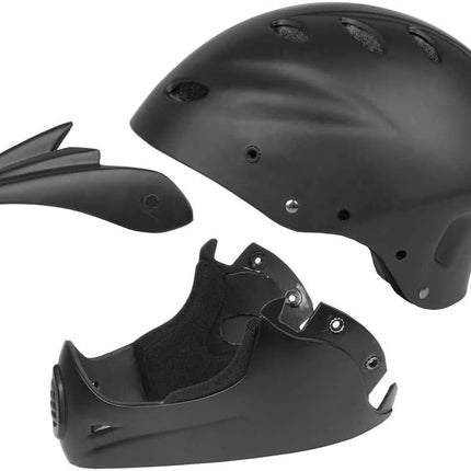 M-wave Downhill Fietshelm Unisex matzwart maat M (54-58 cm)