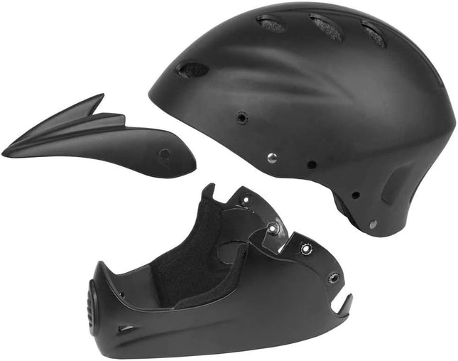 M-wave Downhill Fietshelm Unisex matzwart maat M (54-58 cm)