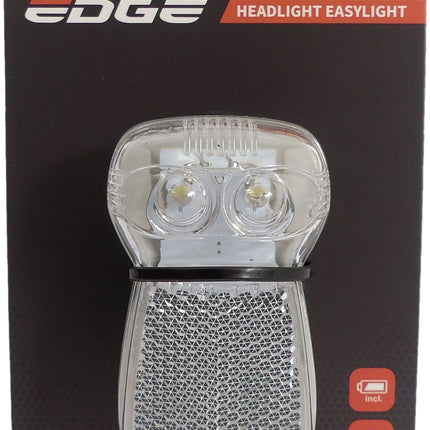 Koplamp Edge Easylight - 2 leds - inclusief batterij (op kaart) - afbeelding 2