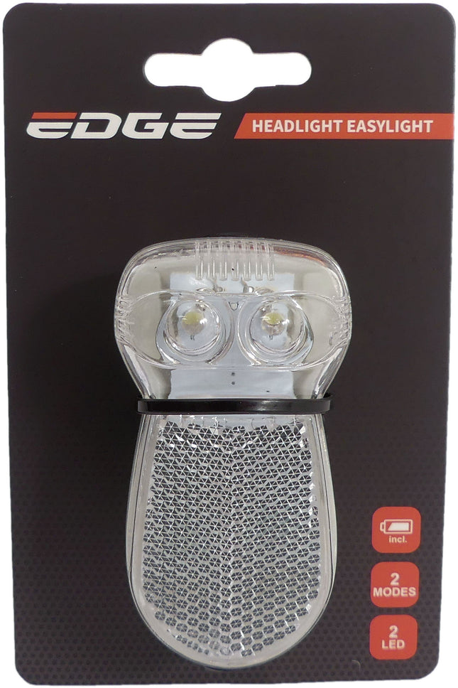 Koplamp Edge Easylight - 2 leds - inclusief batterij (op kaart) - afbeelding 2