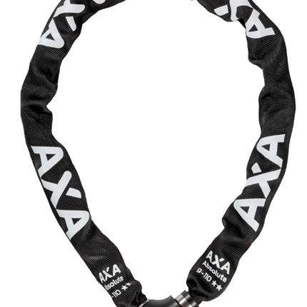 Kettingslot Axa Absolute ART2 - 9-110 met polyester hoes - zwart