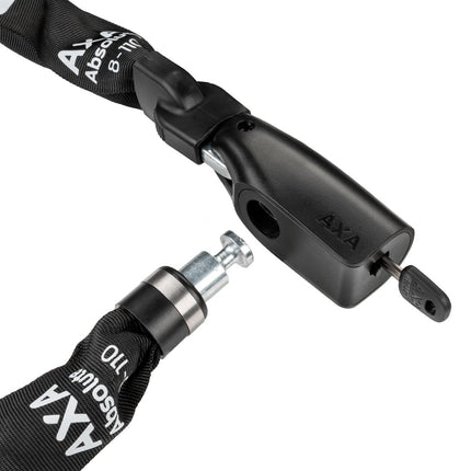 Kettingslot Axa Absolute ART2 - 9-110 met polyester hoes - zwart - afbeelding 2
