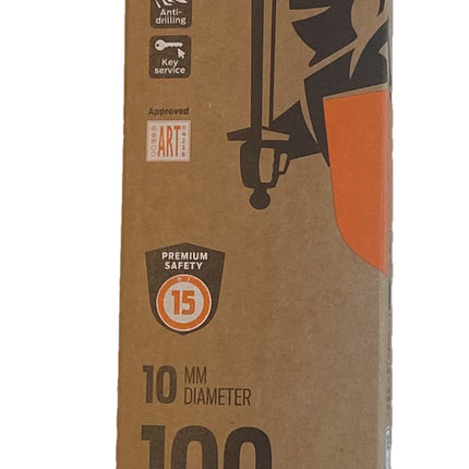 Kettingslot Axa Linq Pro ART 2 - 100-10 - zwart - afbeelding 2