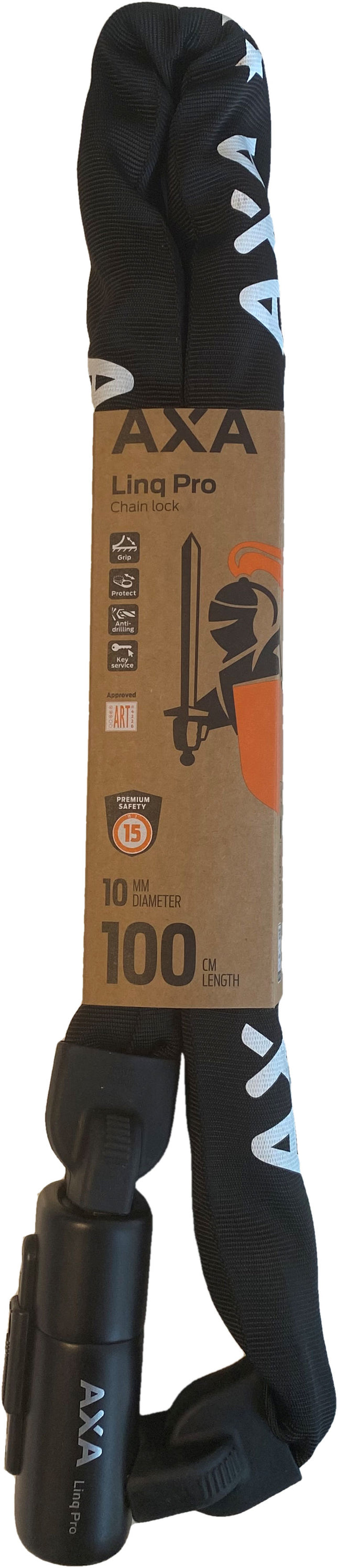 Kettingslot Axa Linq Pro ART 2 - 100-10 - zwart - afbeelding 2
