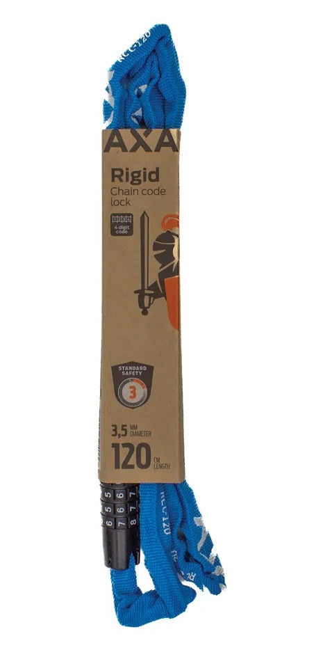 Kettingslot Axa Rigid RCC code 120x3,5 - blauw - afbeelding 2
