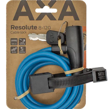 Kabelslot Axa Resolute 8-120 - blauw - afbeelding 2