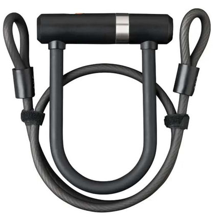 Beugelslot Axa Newton Mini Pro + Cable 100/10 - zwart - afbeelding 3
