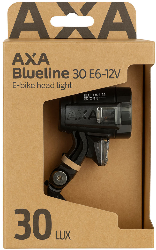 Koplamp Axa Blueline30 E-bike - zwart