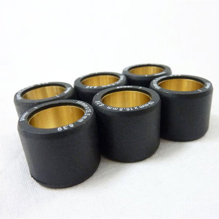 Galets de variateur Power1 7.5gr 19x15.5mm sco piaggio nt