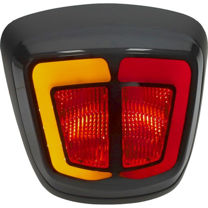 taillight Power1 E-marked + turn signals LED smoke Euro 4/5 black matte Primavera, Sprint