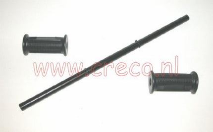 voetsteunbeugel + rubber zwart puch maxi