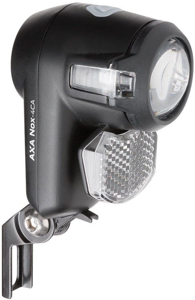 Koplamp Axa Nox City - 4 Lux -Auto/off - zwart