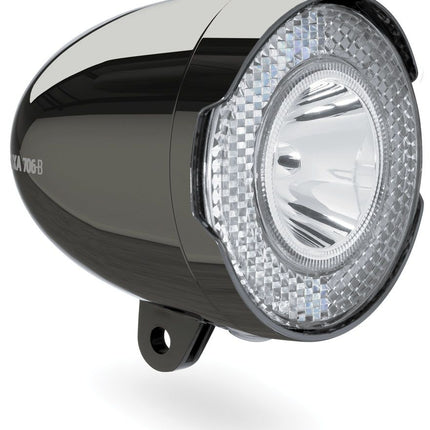 Koplamp Axa 706 15 Lux - zwart