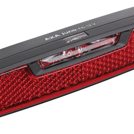 Achterlicht Axa Juno E6-12V met remlicht 50 mm- rood
