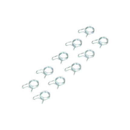 Pince de serrage pour tuyau d'essence 7x10mm 10 pièces