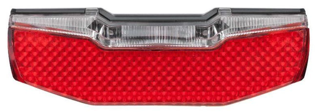 Dragerachterlicht Axa Blueline Steady E 6-12V 80 mm - rood