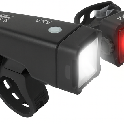Jeu d'éclairage Axa Niteline T4-R USB (sur carte)