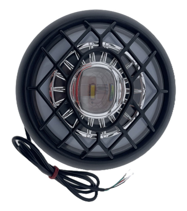Fatbike koplamp IKZILIGHT Bulls-Eye - zwart