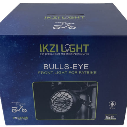 Fatbike koplamp IKZILIGHT Bulls-Eye - zwart - afbeelding 4