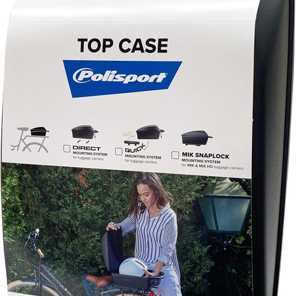 Polisport Topkoffer - Voor fietsen met MIK of MIK-HD bevestigingssysteem -11L  - Zwart - afbeelding 7