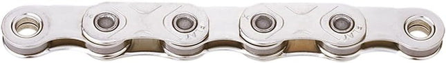 Ketting 12/13 speed KMC X Flat Silver x 126L Waxed - afbeelding 2