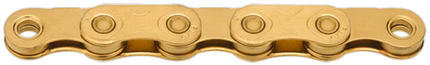 Ketting 12 speed KMC X Flat TiN Gold x 126L Waxed - afbeelding 2
