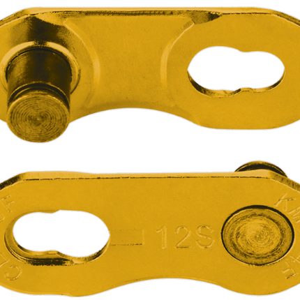 Ketting 12 speed KMC X Flat TiN Gold x 126L Waxed - afbeelding 3