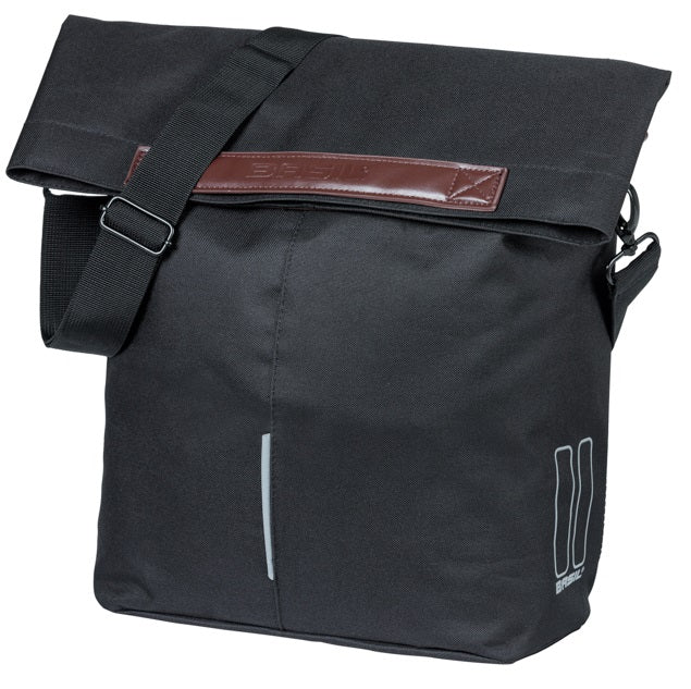 Fietsshopper Basil City MIK Hooks 14-16L 13 x 29 x 31 cm  - zwart