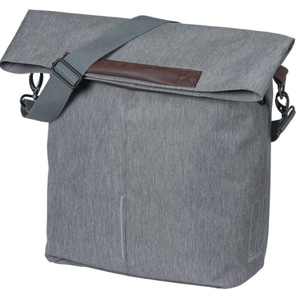 Fietsshopper Basil City MIK Hooks  14-16L 13 x 29 x 31 cm - grijs