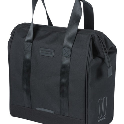Fietsshopper Basil Grand MIK Hooks 23L 12 x 35 x 35 cm - zwart
