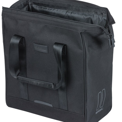 Fietsshopper Basil Grand MIK Hooks 23L 12 x 35 x 35 cm - zwart - afbeelding 4