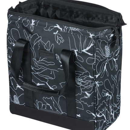 Fietsshopper Basil Grand Flower MIK 23L 12 x 35 x 35 cm - zwart - afbeelding 2