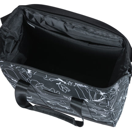 Fietsshopper Basil Grand Flower MIK 23L 12 x 35 x 35 cm - zwart - afbeelding 3
