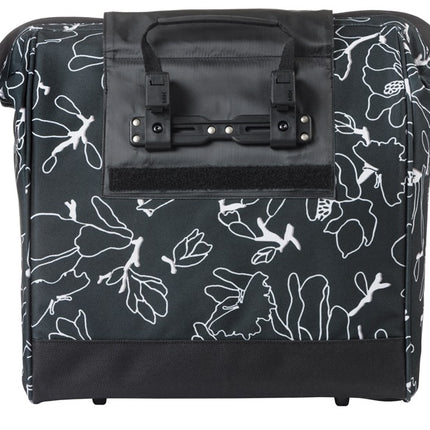 Fietsshopper Basil Grand Flower MIK 23L 12 x 35 x 35 cm - zwart - afbeelding 4