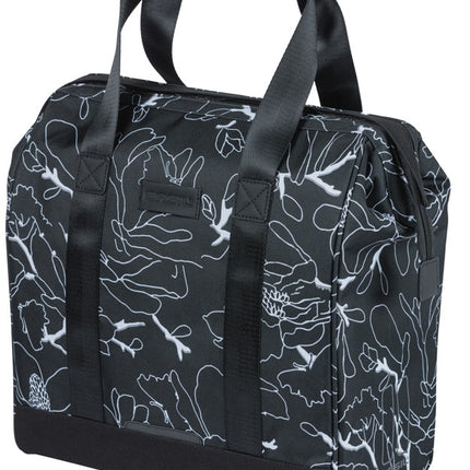 Fietsshopper Basil Grand Flower MIK 23L 12 x 35 x 35 cm - zwart