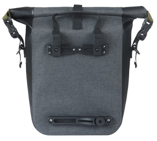Enkele tas Basil Navigator Storm M MIK 12-15L 14 x 25 x 36 cm  - zwart - afbeelding 2