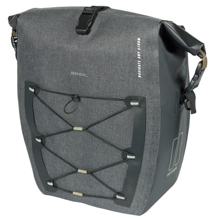 Enkele tas Basil Navigator Storm L MIK 25-31L 15 x 27 x 41 cm - zwart
