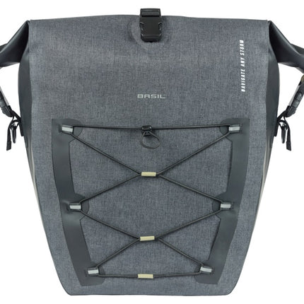 Enkele tas Basil Navigator Storm L MIK 25-31L 15 x 27 x 41 cm - zwart - afbeelding 2