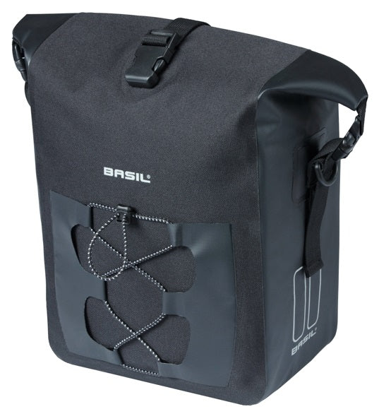 Enkele tas Basil Navigator Waterproof M MIK 12-15L 17 x 28 x 34 cm - zwart - afbeelding 2