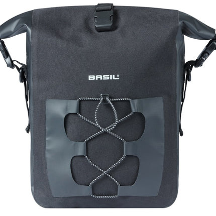 Enkele tas Basil Navigator Waterproof M MIK 12-15L 17 x 28 x 34 cm - zwart - afbeelding 3
