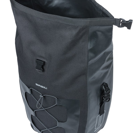 Enkele tas Basil Navigator Waterproof L MIK 25-31L 14 x 26 x 42 cm - zwart - afbeelding 4